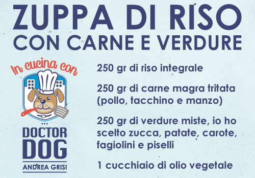 In Cucina Con Doctor Dog - Zuppa di riso, carne e verdure
